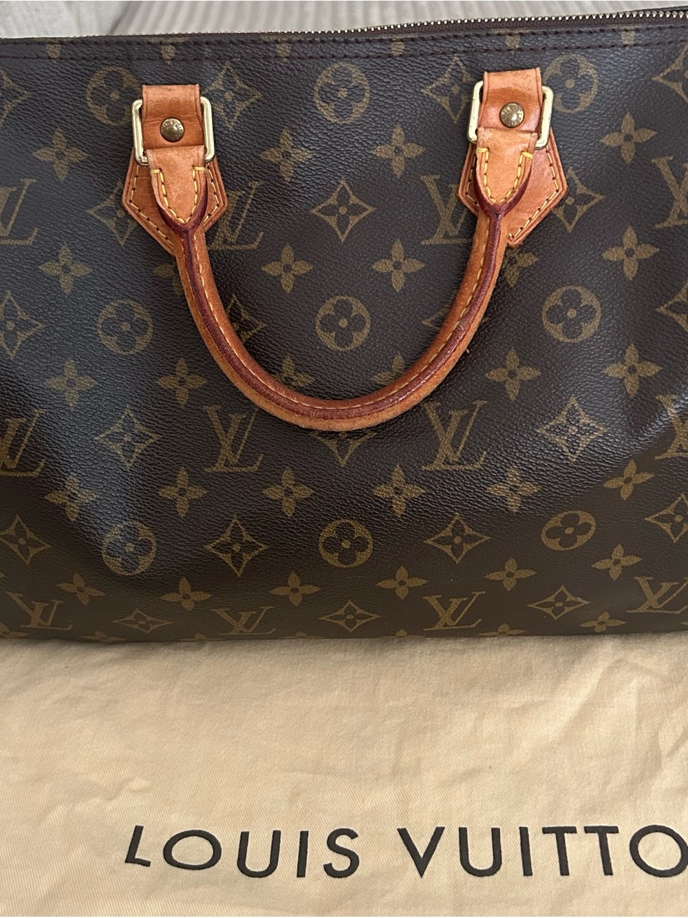 Louis Vuitton Monogram Leather Pull Tab - Brown - Picture 11 of 13